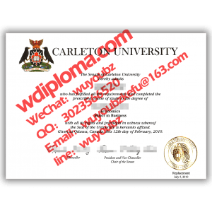 Carleton university diploma-卡尔顿大学毕业证